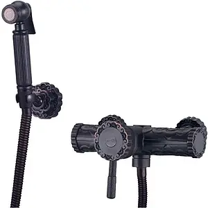 Гигиенический душ со смесителем Lemark Jasmine чёрная бронза LM6618ORB Гигиенический душ со смесителем Lemark Jasmine чёрная бронза LM6618ORB, 1