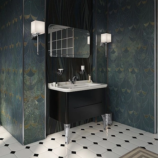 Раковина Kerasan Waldorf 100 белый 4142K1bi/cr*1