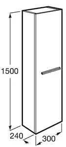 Шкаф-пенал подвесной Roca Victoria 30 орех A857564517, 2