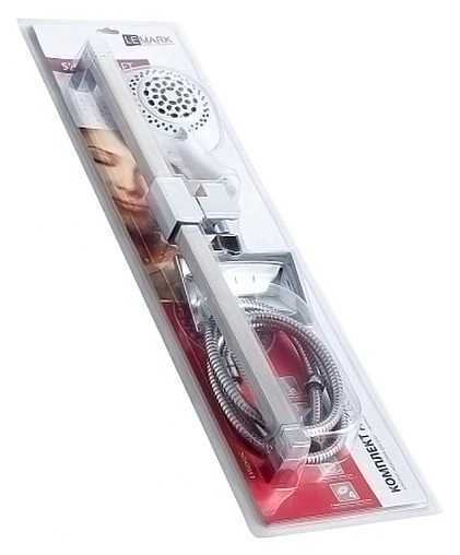 Душевая стойка Lemark хром/белый LM8068C