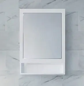 Шкаф-зеркало Milardo Magellan белый MAG5000M99, 3