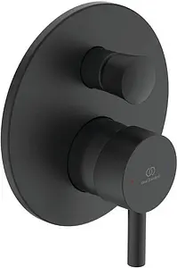 Смеситель для ванны скрытого монтажа Ideal Standard Ceraline чёрный матовый/хром A6939XG, 3