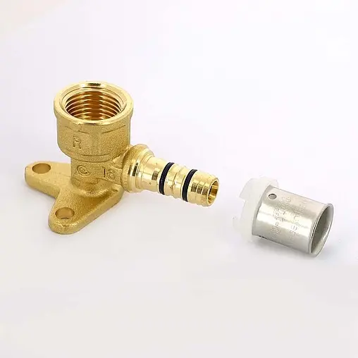 Водорозетка пресс 16мм x ½"в Uni-fitt 710G6239