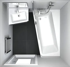 Смеситель для ванны Ravak 10° TD 022.00/150 мм хром X070065, 3