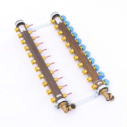 Группа коллекторная с расходомерами 11 отводов 1&quot;в/в x ¾&quot;ек Watts HKV/T 10004205