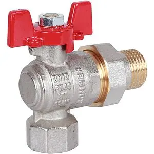 Кран шаровый с американкой угловой ½"в x ½"н Rommer RBV-0006-0610215 Кран шаровый с американкой угловой ½"в x ½"н Rommer RBV-0006-0610215, 5