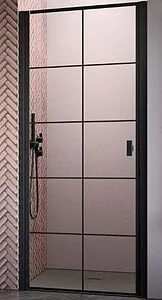 Дверь в нишу 1000мм прозрачное стекло Radaway NES Black Factory DWJ I 100 L 10026100-54-55L, 1