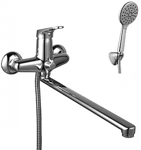 Смеситель для ванны с длинным изливом Lemark Omega хром LM3151C Смеситель для ванны с длинным изливом Lemark Omega хром LM3151C, 1