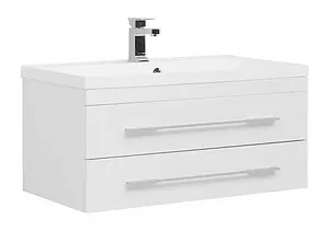 Тумба под умывальник подвесная Aquanet Нота 90 белый 00171492, 1