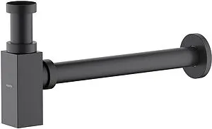 Сифон бутылочный для раковины Aquatek чёрный матовый AQ6013MB Сифон бутылочный для раковины Aquatek чёрный матовый AQ6013MB, 1