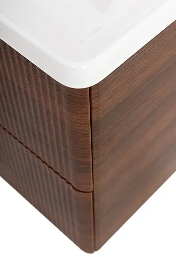 Тумба-умывальник подвесная BelBagno DUE 80 Noce DUE-800-2C-SO-NOCE-P+BB-8076-3-80