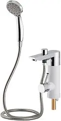 Водонагреватель проточный электрический UniPump BKF-015 белый/хром 38709 Водонагреватель проточный электрический UniPump BKF-015 белый/хром 38709