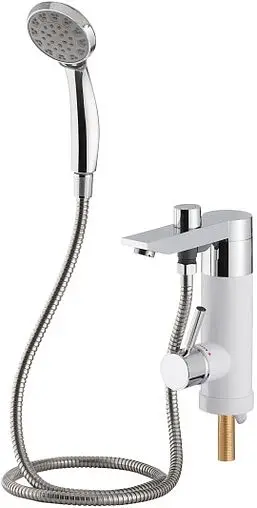 Водонагреватель проточный электрический UniPump BKF-015 белый/хром 38709