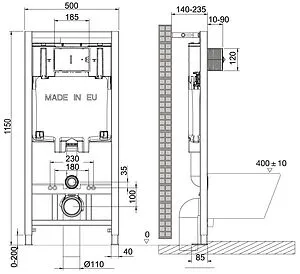 Комплект 5 в 1 Lemark Peneda+Bit Florex White 100802420 с кнопкой Bit 9802006 черный матовый soft touch Комплект 5 в 1 Lemark Peneda+Bit Florex White 100802420 с кнопкой Bit 9802006 черный матовый soft touch, 2