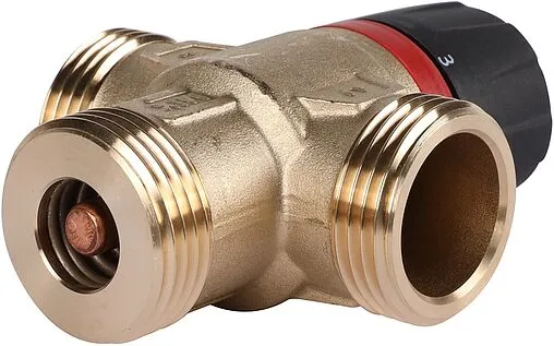 Трехходовой термостатический смесительный клапан 1&quot; +30...+65°С Kvs 2.3 Rommer RVM-1131-236525