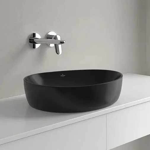 Раковина Villeroy&amp;Boch Antao 50 черный матовый 4A7351R7