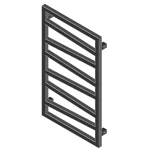 Полотенцесушитель электрический лесенка Terma Zigzag 835x500 черный металлик WLZIG083050 KMBCE1Е8, 4