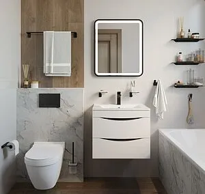 Ёршик для унитаза IDDIS Slide чёрный матовый SLIBSG0i47, 4