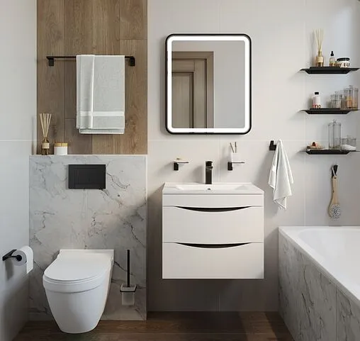 Ёршик для унитаза IDDIS Slide чёрный матовый SLIBSG0i47