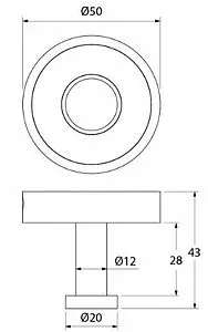 Крючок IDDIS Calipso белый/хром CALSB10i41 Крючок IDDIS Calipso белый/хром CALSB10i41, 2