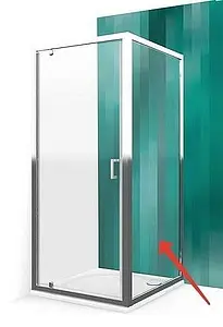 Боковая стенка 1000мм прозрачное стекло Roltechnik Lega Line LLB/1000 553-1000000-00-02, 5