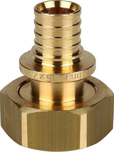 Муфта аксиальная с накидной гайкой 16мм x ¾&quot;ек Stout SFA-0034-001634