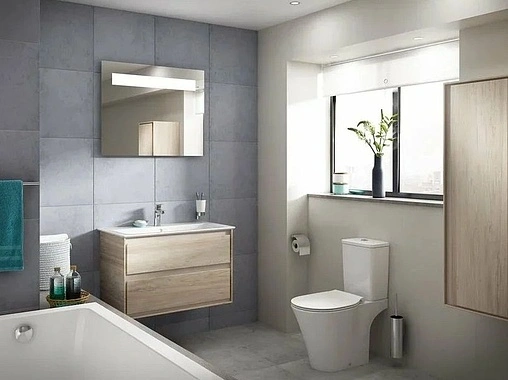 Унитаз-компакт безободковый Ideal Standard Connect Air AquaBlade белый E009701+E073401