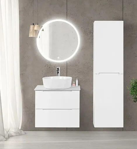 Тумба-умывальник подвесная BelBagno ETNA 80 Bianco Lucido ETNA-800-2C-SO-BL-P+