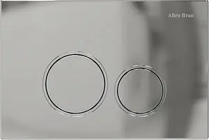 Клавиша смыва для унитаза Allen Brau Priority 9.20001.00 хром глянцевый Клавиша смыва для унитаза Allen Brau Priority 9.20001.00 хром глянцевый, 1