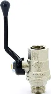 Кран шаровый ½"в x ½"н Bugatti Oregon 03050062 Кран шаровый ½"в x ½"н Bugatti Oregon 03050062, 3