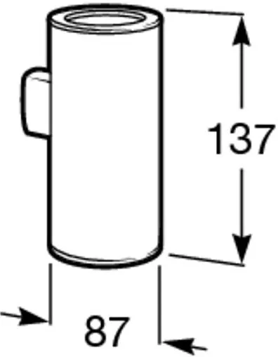 Стакан Roca Hotels хром 816723001