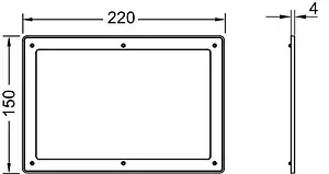 Дистанционная рамка TECEsolid серый 9240441 Дистанционная рамка TECEsolid серый 9240441, 2