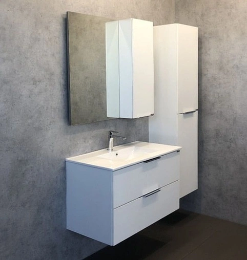 Тумба-умывальник подвесная Comforty Бруклин 90 сосна белая 00004148005CF