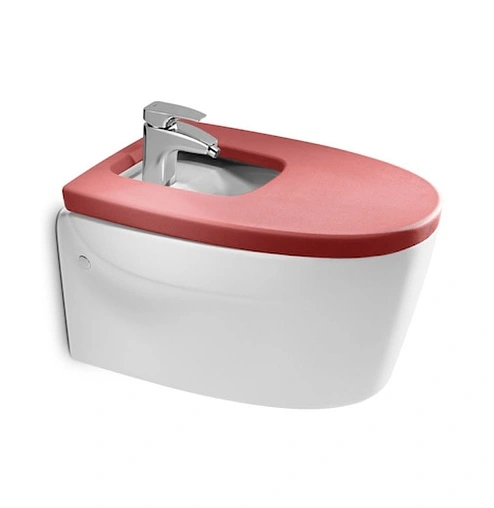 Крышка для биде с микролифтом Roca Khroma красный 806652F3T
