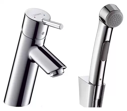 Смеситель для раковины с гигиеническим душем Hansgrohe Talis S2 80 хром 32140000