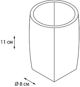 Стакан Fixsen Balk бежевый FX-270-3 Стакан Fixsen Balk бежевый FX-270-3, 2