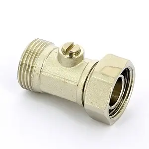 Вентиль для нижнего подключения запорный прямой ¾"ек x ¾"ек Uni-Fitt 194N3300 Вентиль для нижнего подключения запорный прямой ¾"ек x ¾"ек Uni-Fitt 194N3300, 5