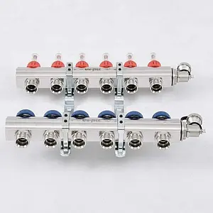 Группа коллекторная с расходомерами 6 отводов 1&quot;в/в x ¾&quot;ек Uni-fitt 440E4306, 3