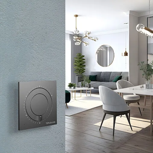 Терморегулятор Теплолюкс Solus черный 100037059700