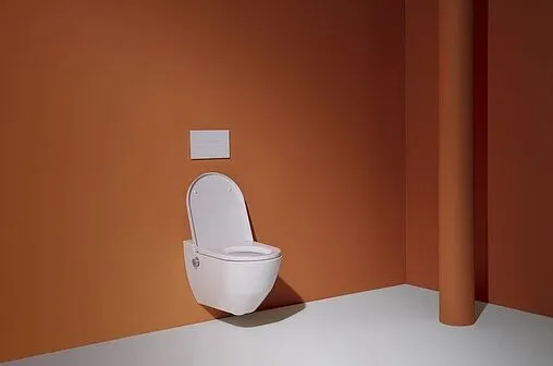 Умный унитаз-биде подвесной безободковый Laufen Cleanet Navia Rimless c покрытием LCC белый 8.2060.1.400.000.1