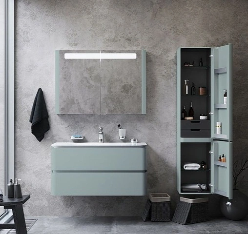 Шкаф-пенал подвесной Am.Pm Sensation 40 R мятный M30CHR0406GG Шкаф-пенал подвесной Am.Pm Sensation 40 R мятный M30CHR0406GG