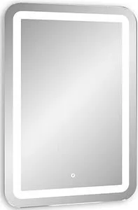 Зеркало с подсветкой Continent Lucia Led 60x80 с часами, с подогревом белый ЗЛП912 Зеркало с подсветкой Continent Lucia Led 60x80 с часами, с подогревом белый ЗЛП912, 1