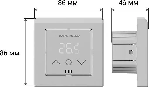 Терморегулятор Royal Thermo Sensonite белый, черный RTS-16