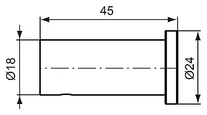 Крючок Ideal Standard Connect хром N1380AA, 2