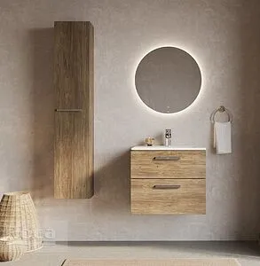 Шкаф-пенал подвесной Roca Victoria 30 орех A857564517, 5