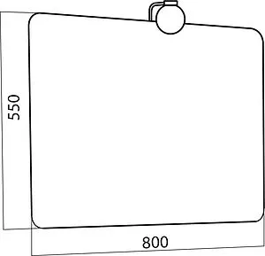 Зеркало с подсветкой Am.Pm Awe 80 M15MOX0801SG Зеркало с подсветкой Am.Pm Awe 80 M15MOX0801SG, 2