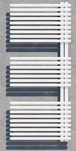 Полотенцесушитель водяной лесенка Lazzarini Garda 1132х500 белый 388579, 2