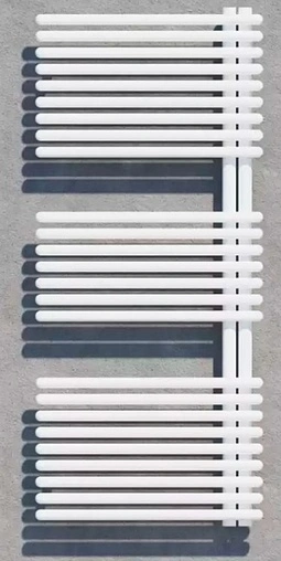 Полотенцесушитель водяной лесенка Lazzarini Garda 1132х600 белый 388580