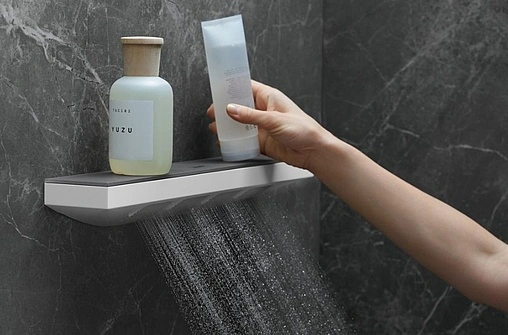 Плечевой душ с полкой Hansgrohe Rainfinity 500 1jet белый матовый/графит 26243700