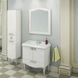 Зеркало Comforty Монако 80 белый 00003129893CF Зеркало Comforty Монако 80 белый 00003129893CF, 3